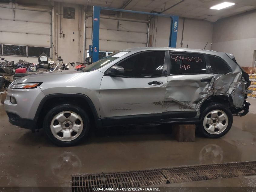 2015 Jeep Cherokee Sport VIN: 1C4PJLAB6FW731549 Lot: 40446034