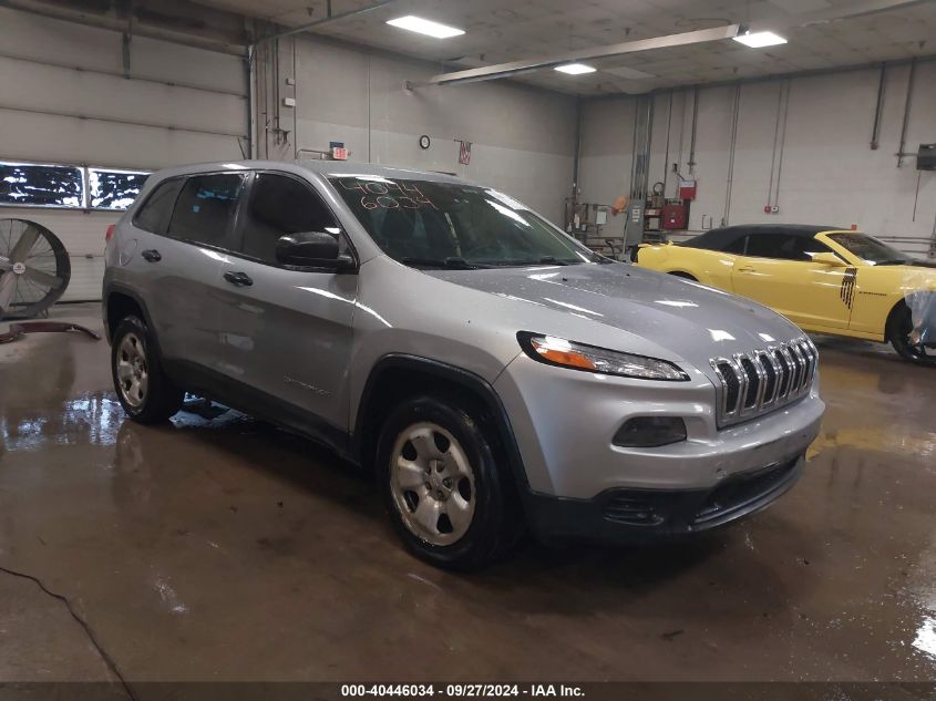 VIN 1C4PJLAB6FW731549 2015 Jeep Cherokee, Sport no.1