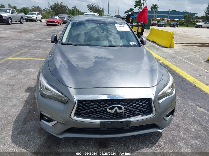 2018 Infiniti Q50 3.0T Luxe VIN: JN1EV7AR3JM433516 Lot: 40446054