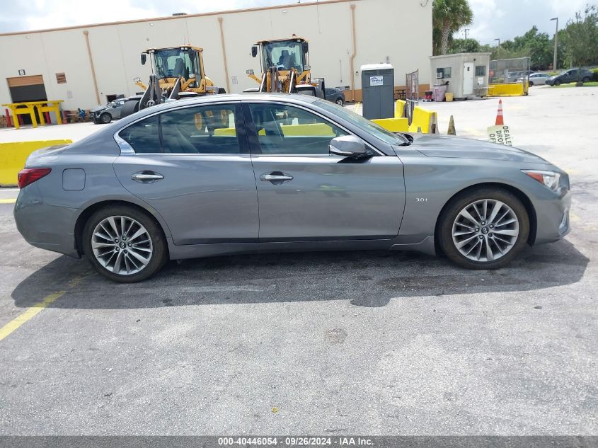 2018 Infiniti Q50 3.0T Luxe VIN: JN1EV7AR3JM433516 Lot: 40446054