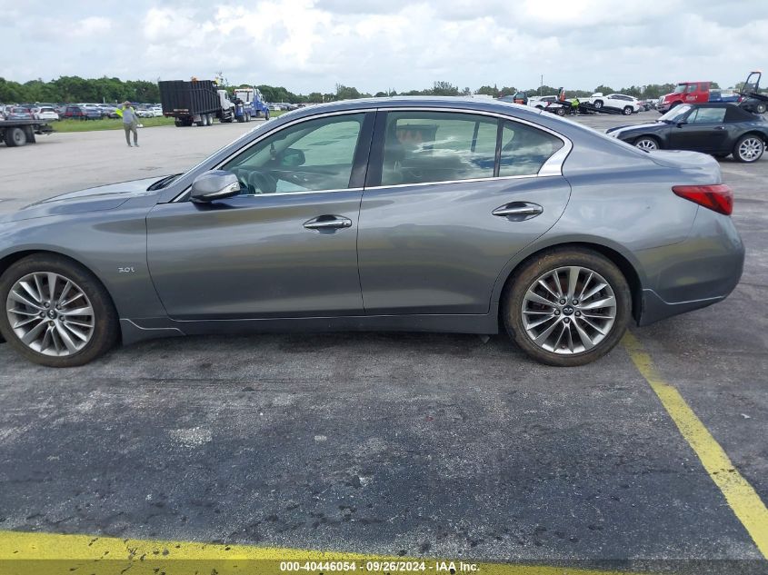 2018 Infiniti Q50 3.0T Luxe VIN: JN1EV7AR3JM433516 Lot: 40446054