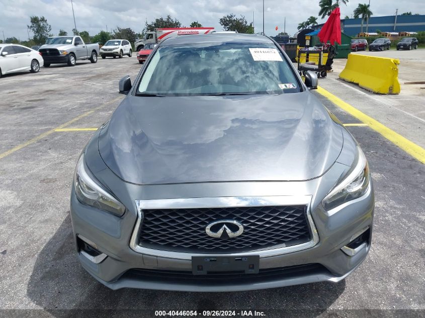 2018 Infiniti Q50 3.0T Luxe VIN: JN1EV7AR3JM433516 Lot: 40446054