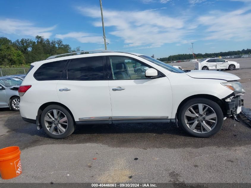 2014 Nissan Pathfinder S/Sv/Sl/Platinum VIN: 5N1AR2MN5EC665781 Lot: 40446063