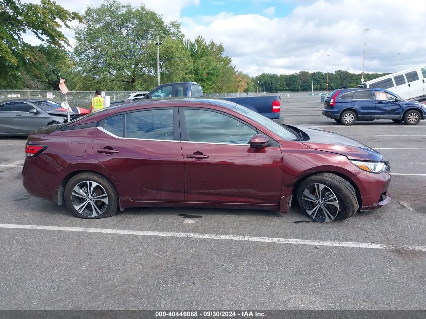 2021 Nissan Sentra Sv Xtronic Cvt VIN: 3N1AB8CV4MY330405 Lot: 40446088