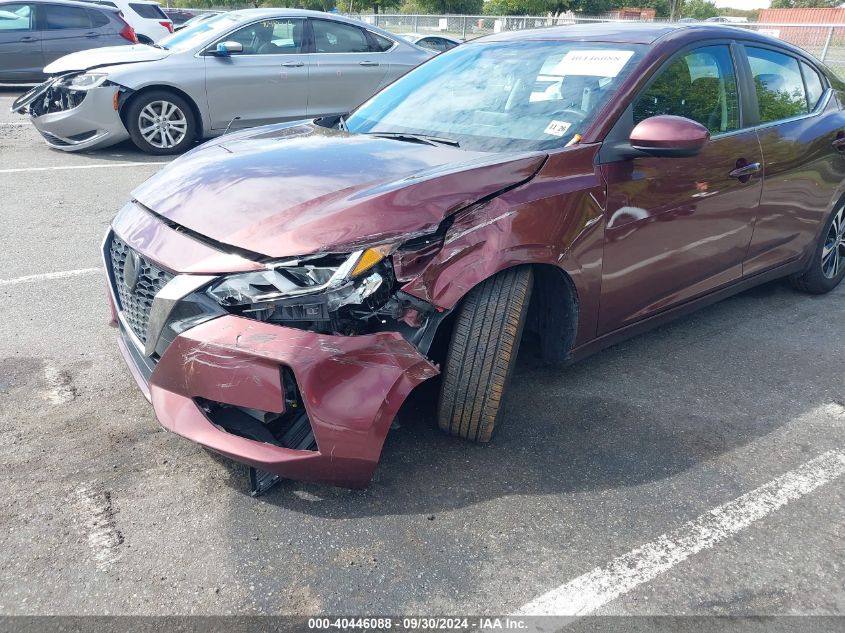 2021 Nissan Sentra Sv Xtronic Cvt VIN: 3N1AB8CV4MY330405 Lot: 40446088