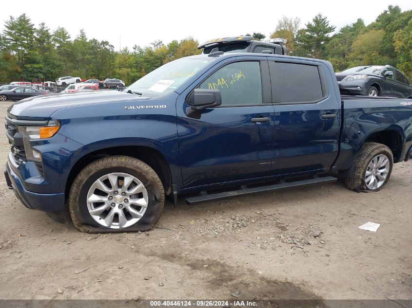 2022 Chevrolet Silverado 1500 4Wd Short Bed Custom VIN: 1GCPDBEK8NZ506459 Lot: 40446124