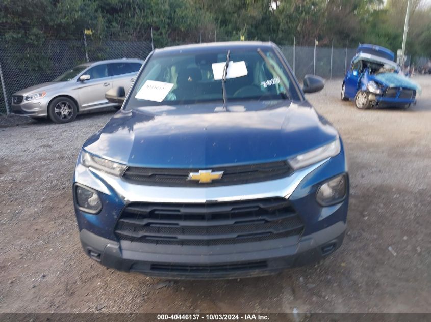 2021 Chevrolet Trailblazer Awd Ls VIN: KL79MNSL6MB026285 Lot: 40446137