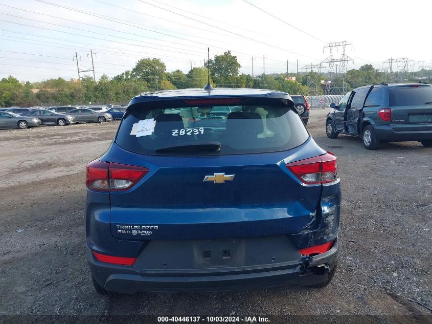 2021 Chevrolet Trailblazer Awd Ls VIN: KL79MNSL6MB026285 Lot: 40446137