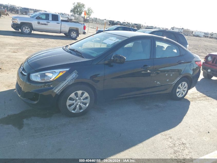 2016 Hyundai Accent Se VIN: KMHCT4AE4GU982717 Lot: 40446155