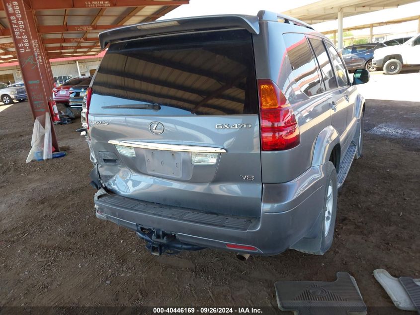 2005 Lexus Gx 470 VIN: JTJBT20X650087884 Lot: 40446169