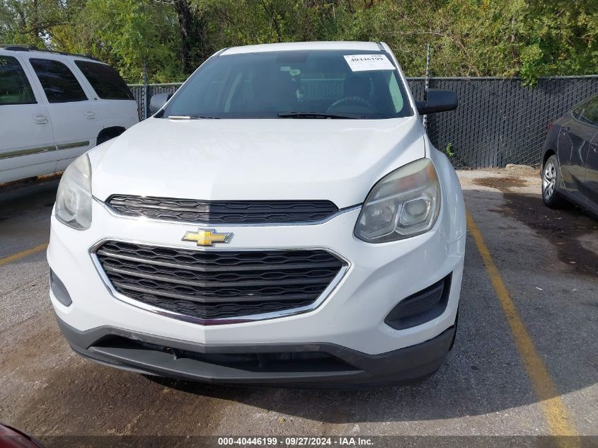 2016 Chevrolet Equinox Ls VIN: 2GNALBEK1G1112040 Lot: 40446199