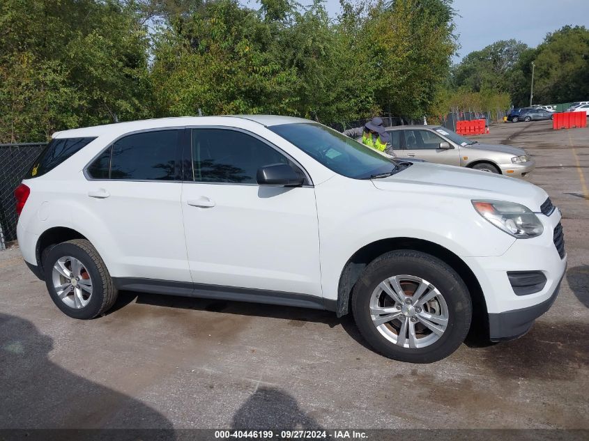 2016 Chevrolet Equinox Ls VIN: 2GNALBEK1G1112040 Lot: 40446199