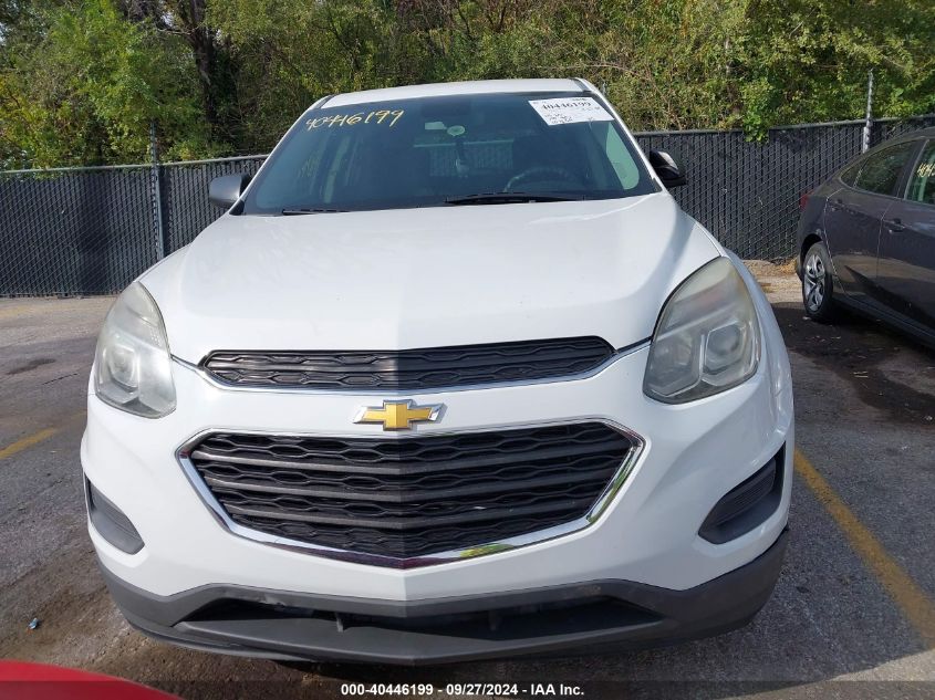 2016 Chevrolet Equinox Ls VIN: 2GNALBEK1G1112040 Lot: 40446199