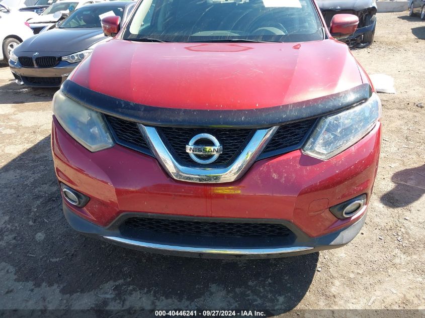 2016 Nissan Rogue Sl VIN: 5N1AT2MTXGC750148 Lot: 40446241