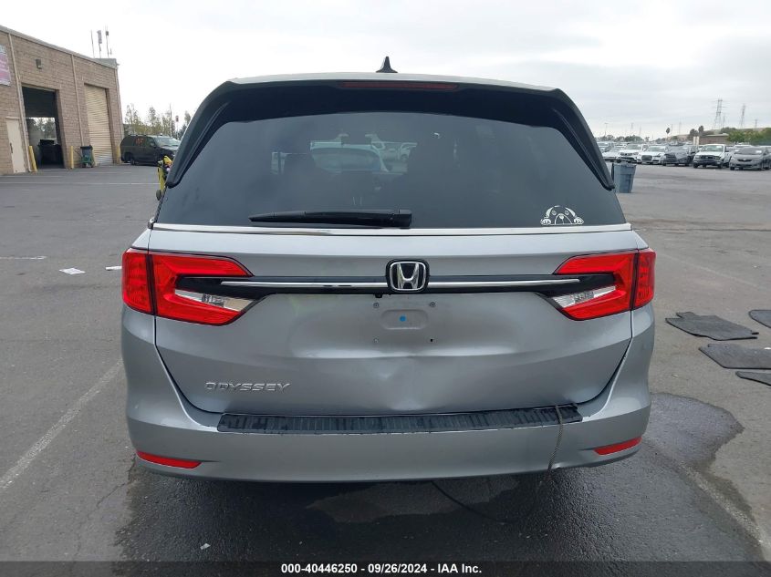 2021 Honda Odyssey Ex-L VIN: 5FNRL6H75MB038530 Lot: 40446250