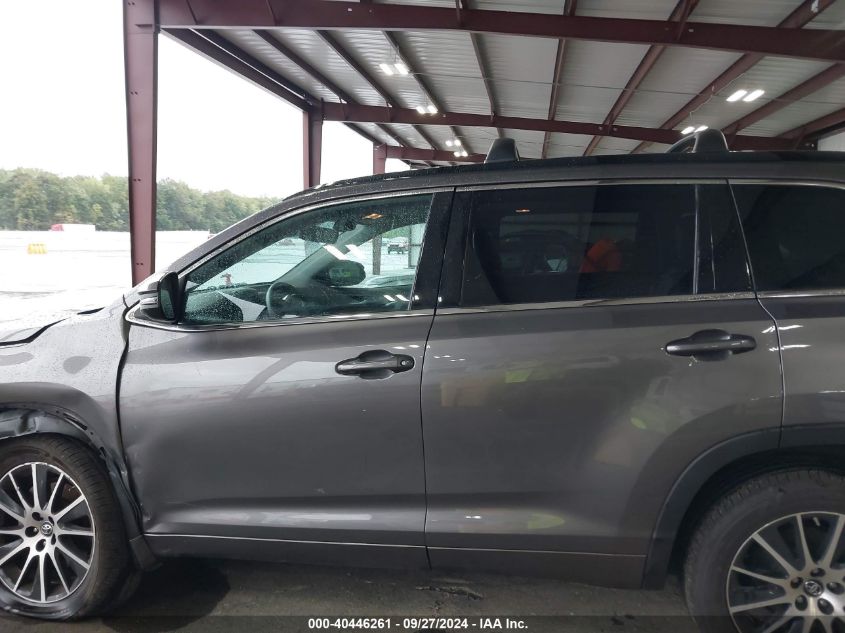 2018 Toyota Highlander Se VIN: 5TDJZRFHXJS558187 Lot: 40446261