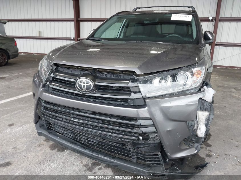 2018 Toyota Highlander Se VIN: 5TDJZRFHXJS558187 Lot: 40446261