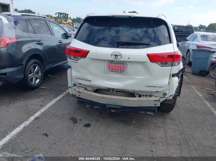 5TDDZRFH4KS998064 2019 Toyota Highlander Limited Platinum