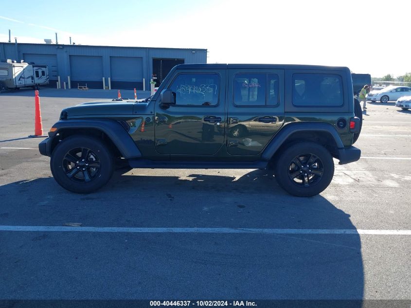 2022 Jeep Wrangler Unlimited Sport Altitude 4X4 VIN: 1C4HJXDN1NW277839 Lot: 40446337