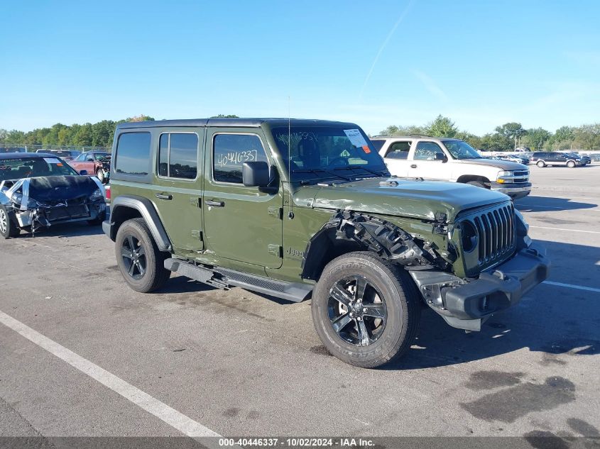 2022 Jeep Wrangler Unlimited Sport Altitude 4X4 VIN: 1C4HJXDN1NW277839 Lot: 40446337