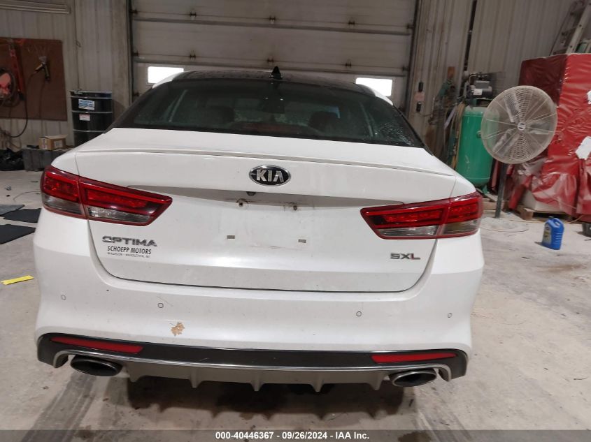 2016 Kia Optima Sxl VIN: 5XXGV4L29GG046312 Lot: 40446367