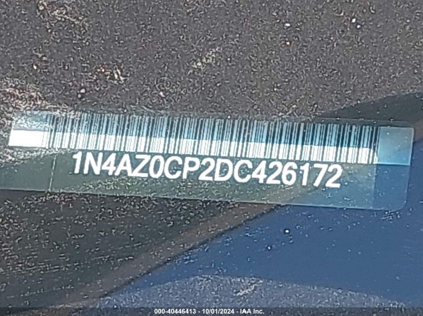 2013 Nissan Leaf S VIN: 1N4AZ0CP2DC426172 Lot: 40446413