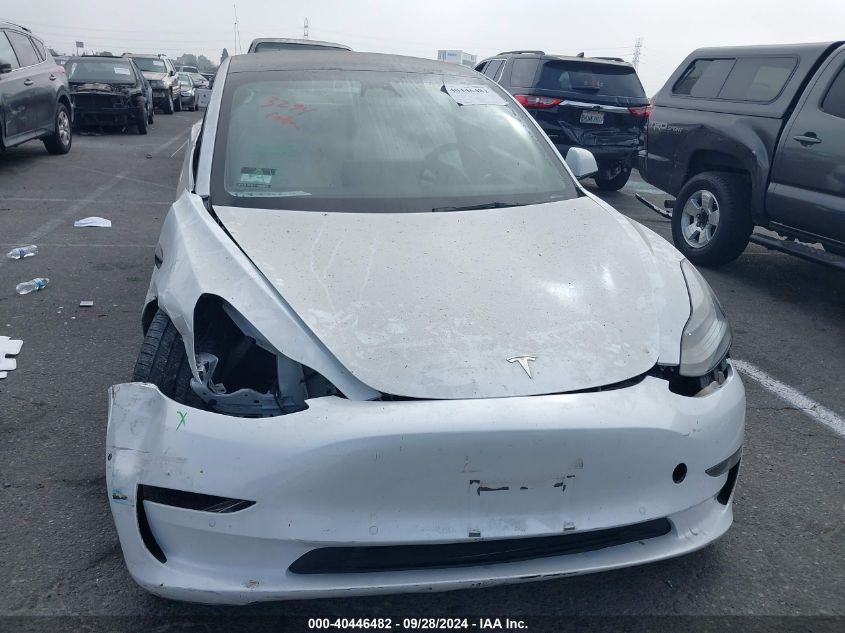 2022 Tesla Model 3 Long Range Dual Motor All-Wheel Drive VIN: 5YJ3E1EB2NF196014 Lot: 40446482