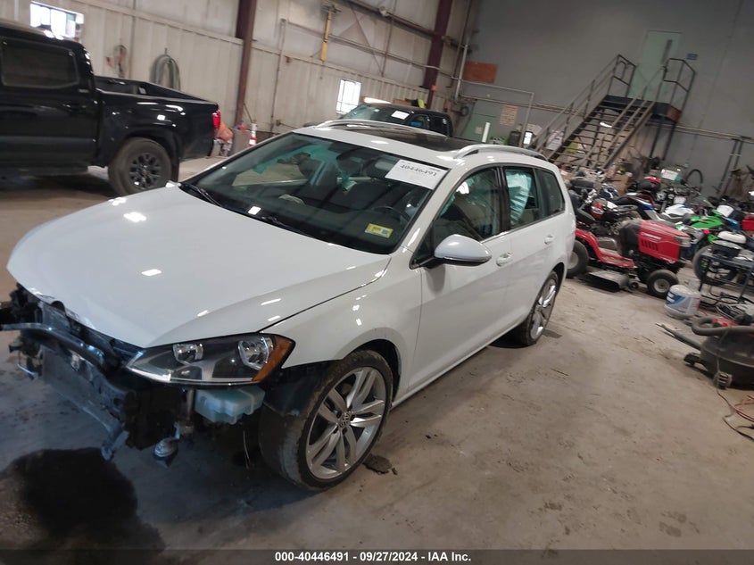 2015 VOLKSWAGEN GOLF SPORTWAGEN TSI SEL 4-DOOR - 3VWC17AU7FM520896