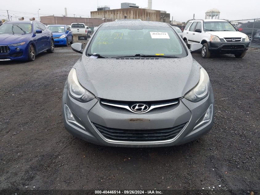 2014 Hyundai Elantra Se/Sport/Limited VIN: 5NPDH4AE2EH518830 Lot: 40446514