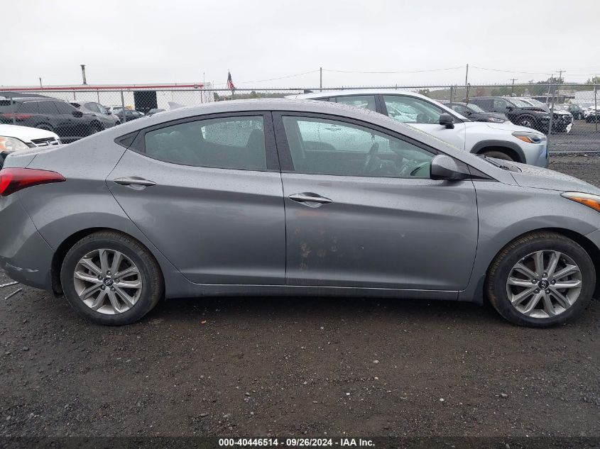 2014 Hyundai Elantra Se/Sport/Limited VIN: 5NPDH4AE2EH518830 Lot: 40446514