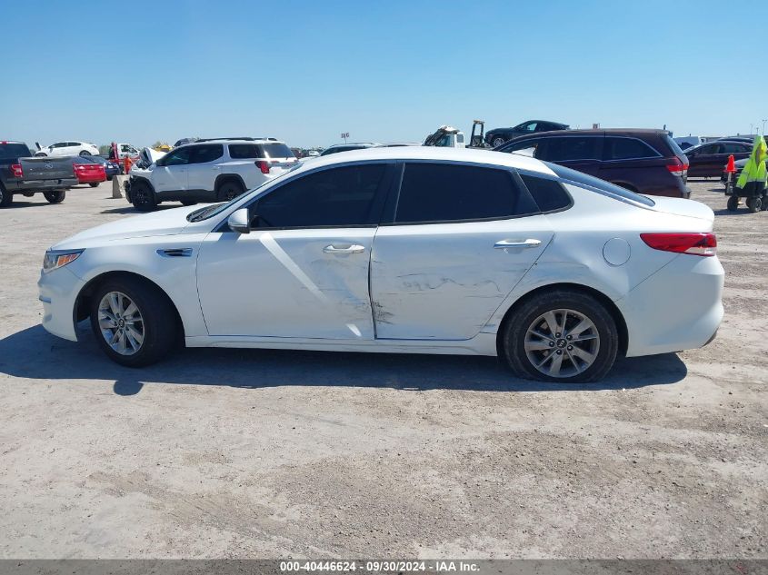 2016 Kia Optima Lx VIN: KNAGT4L37G5071886 Lot: 40446624