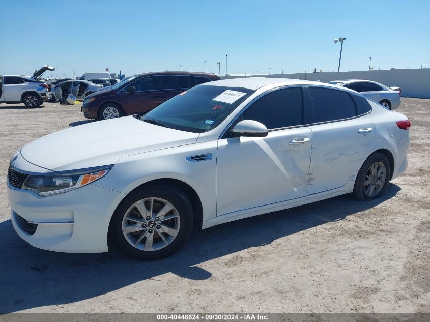 2016 Kia Optima Lx VIN: KNAGT4L37G5071886 Lot: 40446624