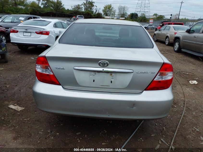 2003 Toyota Camry Xle VIN: 4T1BE30KX3U733789 Lot: 40446658