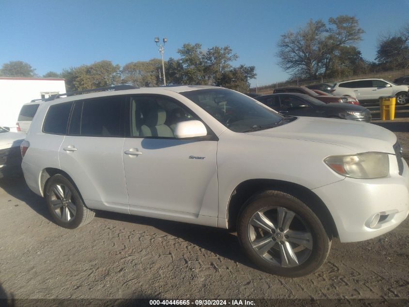 2009 Toyota Highlander Sport VIN: JTEDS43AX92069847 Lot: 40446665