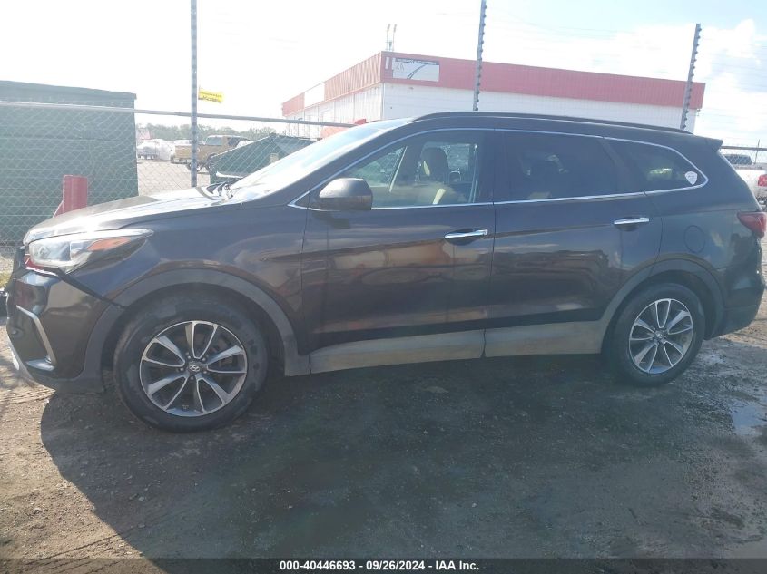 2017 Hyundai Santa Fe Se VIN: KM8SM4HF7HU177187 Lot: 40446693