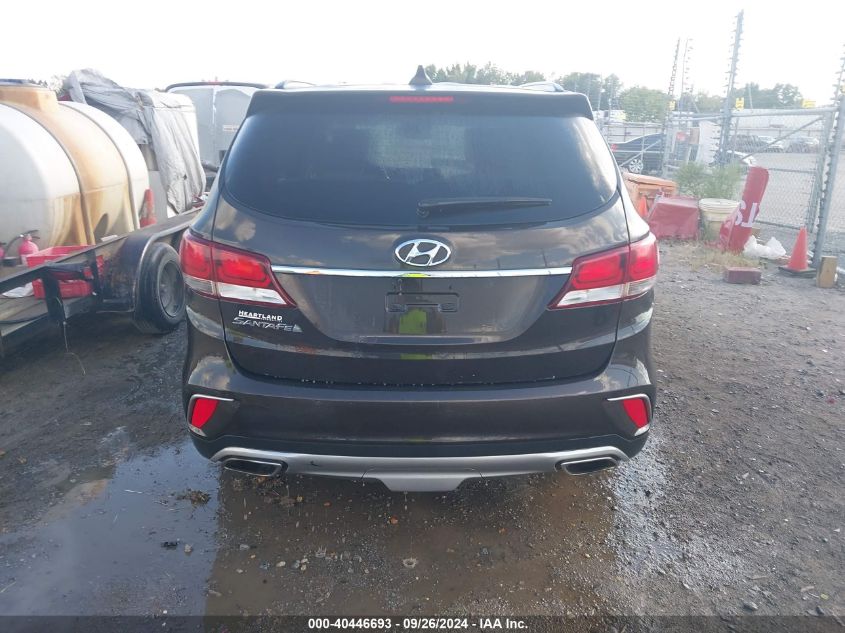 2017 Hyundai Santa Fe Se VIN: KM8SM4HF7HU177187 Lot: 40446693