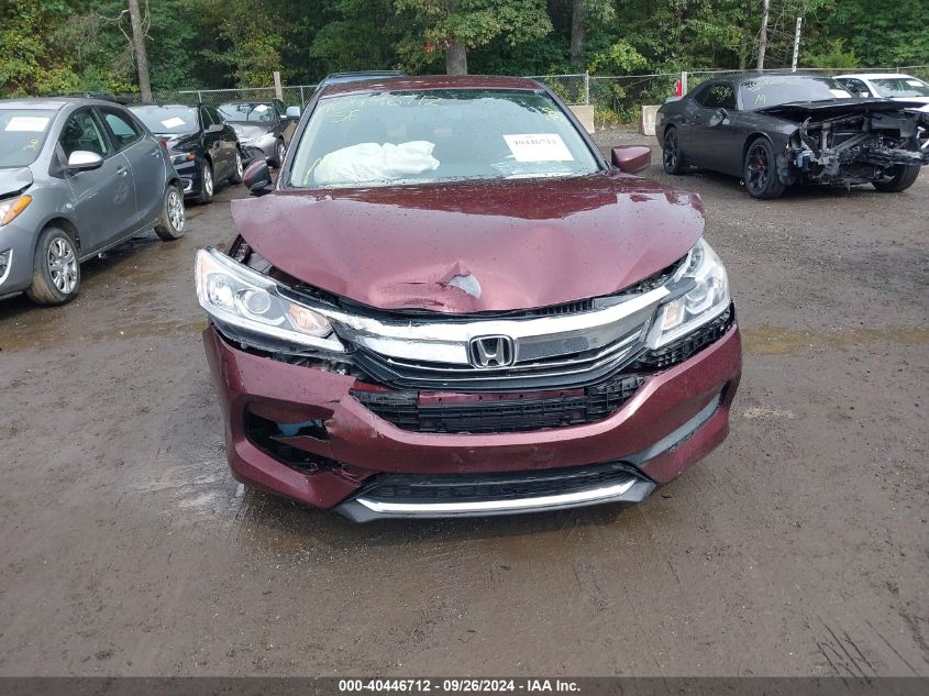 2017 Honda Accord Lx VIN: 1HGCR2F30HA220374 Lot: 40446712