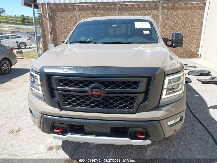 2021 Nissan Titan Pro-4X 4X4 VIN: 1N6AA1ED0MN501138 Lot: 40446742