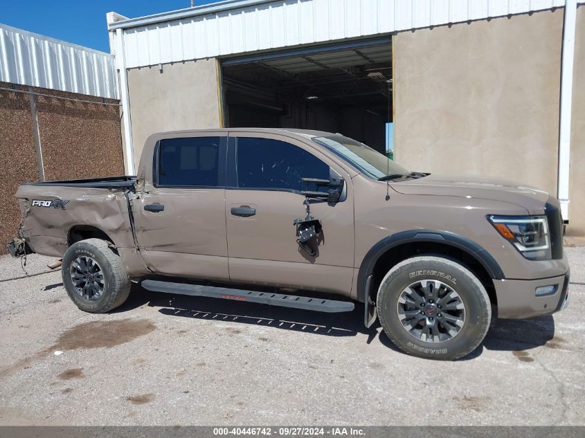 2021 Nissan Titan Pro-4X 4X4 VIN: 1N6AA1ED0MN501138 Lot: 40446742