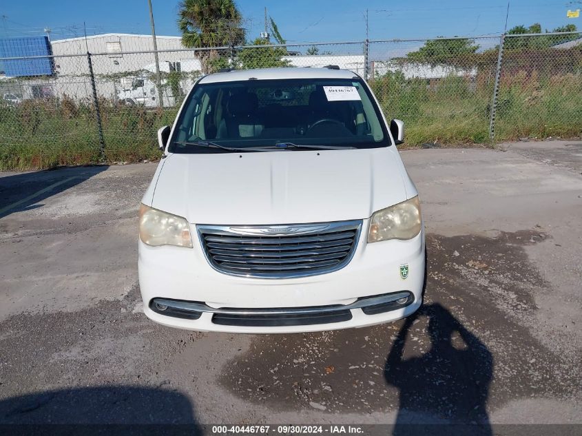 2C4RC1BGXCR306275 2012 Chrysler Town & Country Touring