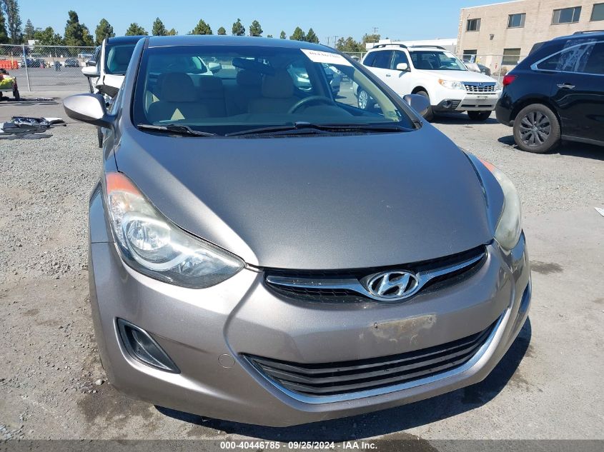 2013 Hyundai Elantra Gls VIN: 5NPDH4AE6DH362919 Lot: 40446785