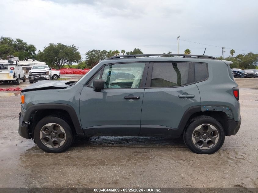 2017 Jeep Renegade Sport 4X4 VIN: ZACCJBABXHPE92872 Lot: 40446809