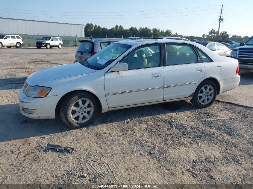 2001 Toyota Avalon Xls VIN: 4T1BF28B31U169623 Lot: 40446819