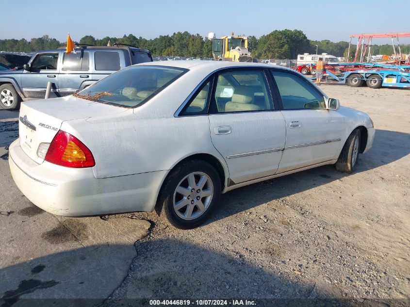 2001 Toyota Avalon Xls VIN: 4T1BF28B31U169623 Lot: 40446819