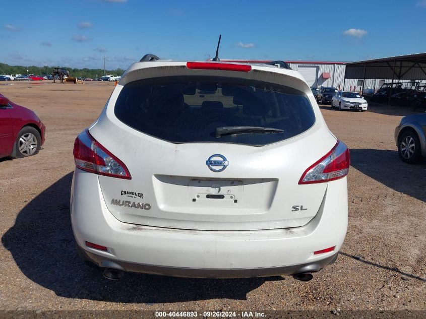 2014 Nissan Murano Sl VIN: JN8AZ1MU2EW402124 Lot: 40446893