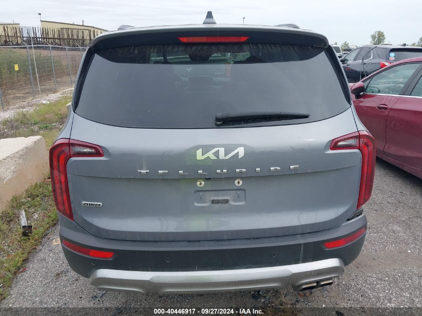 5XYP6DHC9NG236179 2022 Kia Telluride S