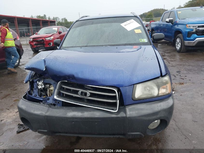 2003 Subaru Forester X VIN: JF1SG63693H714308 Lot: 40446937