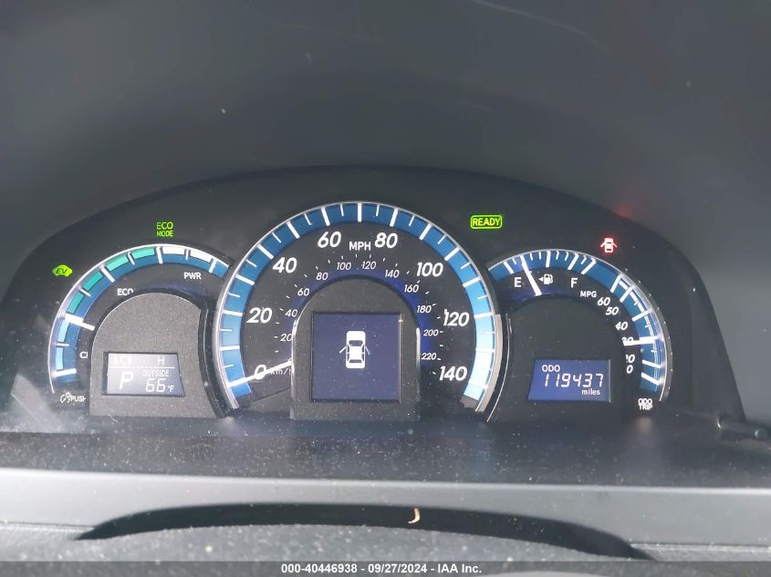 4T1BD1FK2CU046885 2012 Toyota Camry Hybrid Le