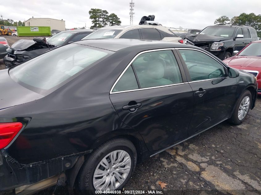 4T1BD1FK2CU046885 2012 Toyota Camry Hybrid Le