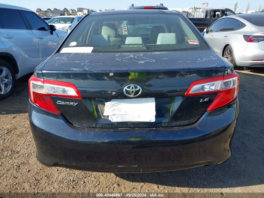 2013 Toyota Camry Le VIN: 4T1BF1FK1DU228704 Lot: 40446967